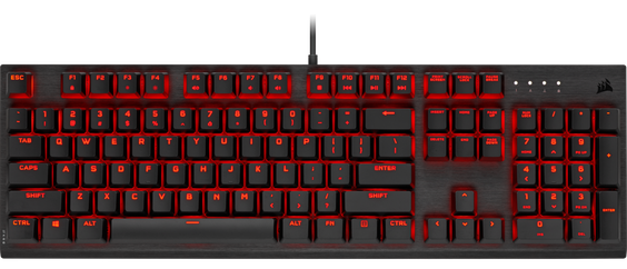 Bàn phím Corsair K60 PRO-Mx VIOLA-Red Led/CH-910D029-NA